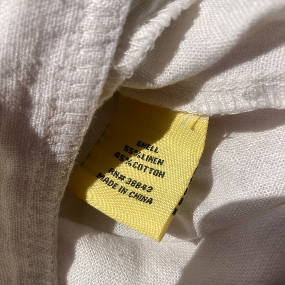 Maralyn & Me White Linen Blend Moto Jacket – Size M - Picture 8 of 14